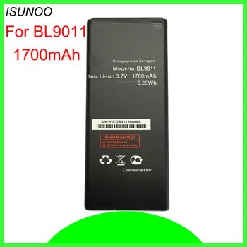 ISUNOO 10vnt/daug), 3,7 V 1700mAh BL9011 Baterija Skristi BL9011 mobiliojo telefono baterija