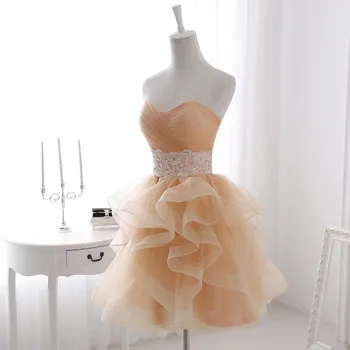 JaneVini Elegantiškas Trumpas Bridesmaid Dresses 2020 Puošnios Nėrinių Tiulio Raukiniai Moterų Vestuves Suknelė vestiti damigella bambina