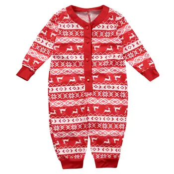 KALĖDOS, Kalėdos Šeimos Atitikimo Pižama PJS Rinkiniai Kalėdos Elniai spausdinti Santa ilgomis rankovėmis Sleepwear naktiniai drabužiai Komplektus, rinkinius, Dovanos