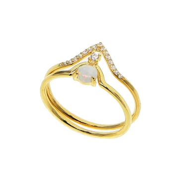 KARŠTO pardavimo Paprastas Stilius Didmeninė kamino dizainas subtilus plonas vestuvės vestuvinis liesas aukso užpildytas mados skanėstas moterų žiedas rinkinys