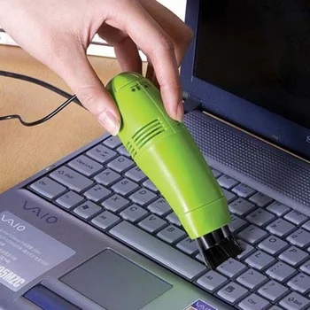 Karšto USB Klaviatūros Valymo Šepetys Nešiojamas Klaviatūros USB Mini Dulkių siurblys Dulkių siurblys Su Valymo Šepetys