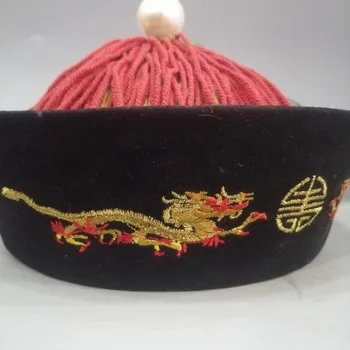 Kinija senojo Pekino senas prekių Oficialiai skrybėlės senosios Kinijos teismo pareigūnai skrybėlę Jade Ir Jade Skrybėlę Ling