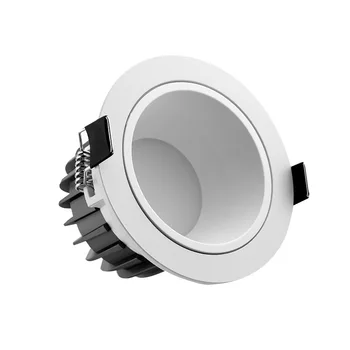 Komercinės Giliai Anti-Glare LED 12W Įleidžiamas Pritemdomi Downlight IP65 Vandeniui Anti-Rūko Vonios kambarys, Virtuvė, Namų Nišoje Akiratyje