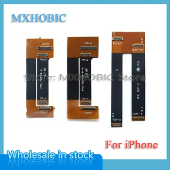 LCD Ekranas Testeris Flex Cable For iPhone 5 5S 5C SE 4 4S 6 6S 7 8 Plus X XS max XR Touch Screen 3D Bandymas Pratęsti Juostelės