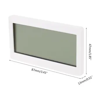 LCD Skaitmeninis Patalpų Namuose Termometras su Drėgmėmačiu C/F Temperatūros, oro Drėgmės Matuoklis