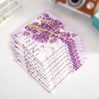 Lentelėje derliaus violetinė Vystyklų popieriaus, audinio, printe gėlių levandų dragonfly nosinė, dekupažas servilletas vestuves dekoras