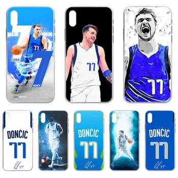 Luka Doncic 0 77 krepšinio Skaidrus Telefono Case cover For iphone 4 4S 5 5C 5S 6 6S PLIUS 7 8 X XR XS 11 PRO SE 2020 MAX