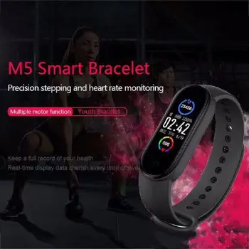 M5 Sport Fitness Smartband Smart Apyrankę Kraujo Spaudimo, Širdies Stebėti Kurso Juostos