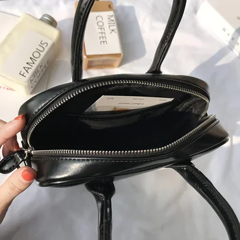 Mados moterų maišas dizaineris mažas saddle bag black top-rankena, krepšys, aukštos kokybės PU oda moteriai krepšys