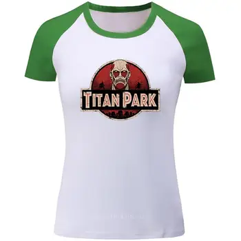 Medvilnės, trumpomis rankovėmis, TITAN PARKAS laiškas spausdinti Moterys T-shirt cool prarasti T marškinėliai atsitiktinis Išpuolis, Titan t-shirt moterų tees