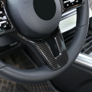 Mercedes Benz B GLB Klasės W247 X247 2019 2020 M. Anglies Pluošto ABS Vairo Rėmo Skydelio Apdaila Papuošti Lipdukai
