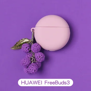 Mielas Animacinių filmų paketų prižiūrėtojų raktinę Atveju, Huawei Freebuds 3 Atveju Mados Silikono Ausinių Apsauginis Dangtelis Huawei Nemokamai Pumpurai 3 Pro