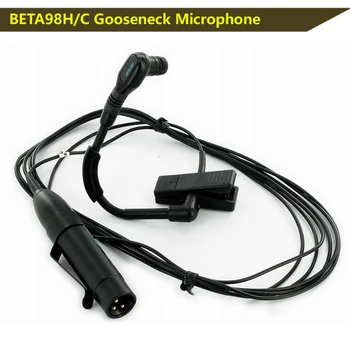 Mikrofonas BETA98H/C Priemonę Mikrofonas gooseneck kondensatoriaus mikrofonas