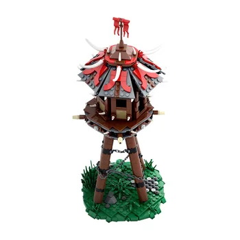 Mini Fantazijos Orc ' s Tower Statyba Blokai Nustatyti Žaislai Plytų Švietimo Kalėdų Dovana Vaikams Dekoravimas Ornamentais