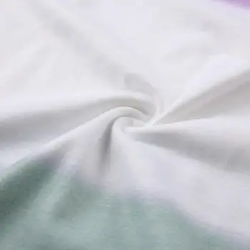 Moterų Mados Kontrasto Spalvų Long Sleeve T-shirt O Kaklo Dryžuotos Spalvos Bloką Prarasti Tee Atsitiktinis Samtelis Kaklo Streetwear