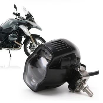 Motociklo Universalus Priešrūkinis Žibintas 22-40mm IP65 LED Motociklo priekinis žibintas Dėmesio centre Yamaha Kawasaki Honda KTM ATV UTV