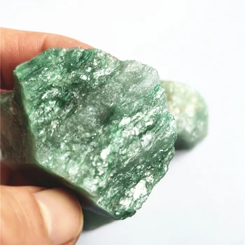 Natūrali Žalioji Žėručio Akmenų Kolekciją Mineralų Namų Puošybai Mineralinių Pavyzdys Akvariumas Apdaila