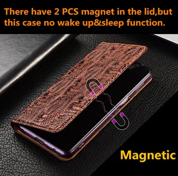 Natūralios Odos Magnetinis Dėklas Padengti Kortelė Kišenėje Atveju Huawei Honor 10 Pastaba/Huawei Honor 8 Pastaba Telefono Atvejais Su Atrama