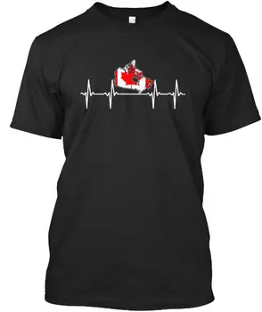 Naujas 2019 Juokinga, Print T Shirt Vyrai Karšto Kanados Mano Širdies Plakimas 32 Stylisches Marškinėliai Užsakymą