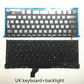NAUJAS A1502 MUS UK išdėstymo klaviatūros apšvietimas Apple Macbook Pro 13 