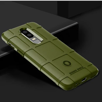 Naujas Mados Dizaino Minkštas Silikoninis Smūgio Absorbcija, neslidžia Apsaugos Telefoną Atveju OnePlus 6 & 6T 1+6t Aukštos Kokybės Galinį Dangtelį