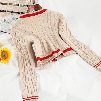Naujas produktas, lengvai virti cardigan megztinis mezgimo megztinis viršuje velvetas sijonas mados dviejų dalių moterų