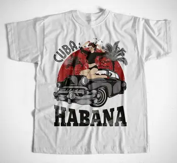 Naujausias 2019 Vyrų Mados T-Shirt Habana S-4XL Kuba Kuba-Havana (La Habana Fidelis Che Vasaros Stilius