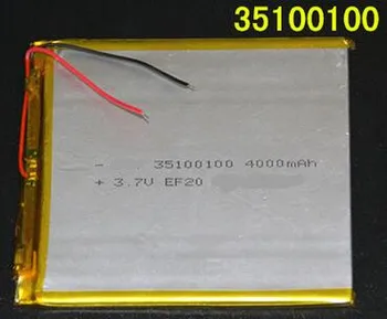 Nemokamas pristatymas 35100100 3.7 v 4000mah aukščiausios kokybės polimero ličio baterija li-ion įkraunama baterija tablet