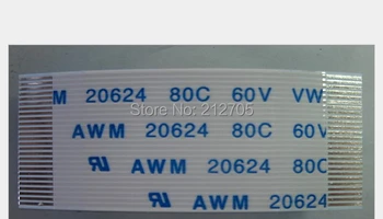Nemokamas Pristatymas FFC 1.0 pikis 20pin 300mm ilgas tipas Lankstus Plokščias Kabelis TTL LCD DVD, Kompiuterį, Spausdintuvą, AWM 80C 60V VW-1