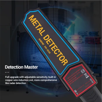 Nešiojamų Rankinį Metalo Detektorių Elektroniniai Zondo Įrankis Didelio Jautrumo Skaitytuvas Pin Žymiklį LED Indikatorius Praktinių Lengva Taikyti