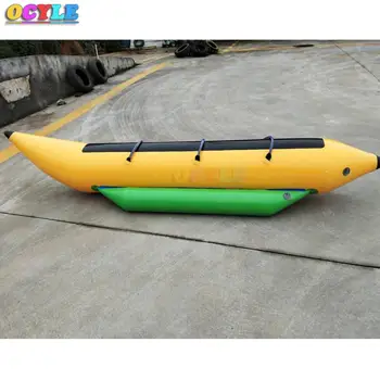 OCYLE 3 asmenims naudoti Pripučiami Jūros Žaidimai Pripučiami Flyfish Bananų Valtis Advanture pripučiamos sėdynės vandens žaidimai