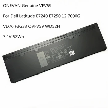 ONEVAN Originali VFV59 52Wh Naujas Nešiojamas Baterija DELL Latitude E7240 E7250 E7270 W57CV 0W57CV GVD76 F3G33 baterija
