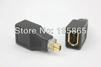 Originali Originalus IEEE-1394 FireWire Adapteris Moterų 6 Pin Male 4 Pin Adapter