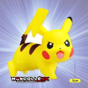 Originali Tomy Pokemon EX Azija-26 Pikachu Mūšis Kelia 5cm Anime Paveikslas Modelis, Žaislų Kolekcijos Lėlės Vaikams Dovanų europos sąjungos Oficialusis Lauke 968443