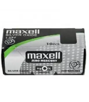 Pilas de boton Maxell bateria originalus Oxido de Plata SR41SW 1.55 V lizdinės plokštelės 10X Nds