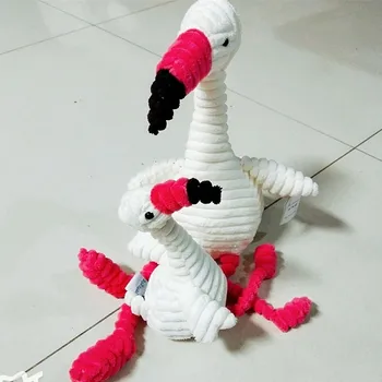 Pora mielas pliušinis Flamingas žaislas įdaryti balta Flamingas lėlės dovana
