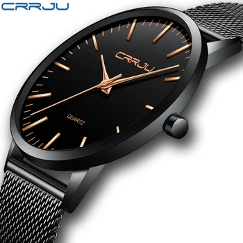 Prabangos prekės Sporto laikrodžiai vyrams iš Nerūdijančio plieno tinklelio, vyriški laikrodžiai vandeniui laikrodis Watchband natūralios odos Rankiniai laikrodžiai