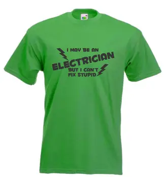 Prekės Rūbai Vasaros 2019 Pigūs Įgulos Kaklo Vyrų Viršuje Tee Elektrikas - Fix Kvailas T-Shirt Juokinga Sparky Marškinėlius Darbo Armijos Marškinėliai