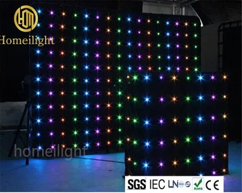 RGB3in1 Spalva,LED Vizija Užuolaidų LED Vaizdo Ekrane,DJ Backdrops Vestuvių,Etapas,P18 3M*4M