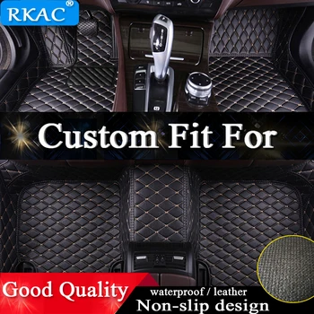 RKAC geros kokybės Specialios Pasirinktinis tilptų automobilio grindų kilimėliai Audi TT MK2 MK3 3D sunkiųjų automobilių stiliaus kilimėlių, kilimų, grindų įdėklai