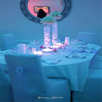 Romantiška Vestuvių Puošmena, Apšvietimas, Kitosun 6Inch LED Kristalų Šviestuvai Dekoratyvinės Šviesos pagrindas su Įkraunama Baterija