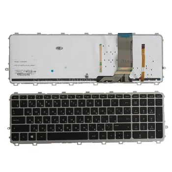 Rusų Klaviatūra HP 17 15 17T 15T 15T-J 15Z-J 15t-j000 15z-j000 RU juodos spalvos nešiojamojo kompiuterio klaviatūra su apšvietimu