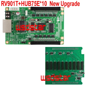 RV901T+HUB75E*10 1/32 Nuskaitymo LED gauna kortelę, LED ekranas, sinchroninio full valdytojas Dirbti su TS802D TS921 2vnt/daug