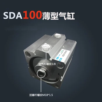 SDA100*45-S Nemokamas pristatymas 100mm Pagimdė 45mm Insulto Kompaktiškas Oro Balionų SDA100X45-S Dvigubo Veiksmų Oro Pneumatinis Cilindras