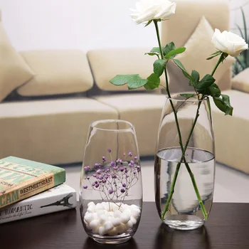 Skaidrus gėlių kambarį vaza mados valgomasis stalas amatų apdaila, vazos terariumai vestuvių namų dekoracijas J