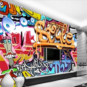 Spalvinga roko grafiti baras KTV įrankiai sienos profesinės gamybos freskomis didmeninė tapetai, freskos plakatas nuotraukų siena