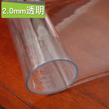Staltiesė PVC Skaidri Vandeniui Virtuvė Modelis Naftos Stiklo Aukštos Kokybės Minkštas GlassTablecloth 1.5 2.0 3.0 mm