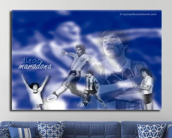 Užsakymą Plakato Šilko Namų Deco 11 Apdailos Legenda Diego Armando Maradona Futbolo Super Žvaigždė, Great Wall, Art Kalėdų Dovana