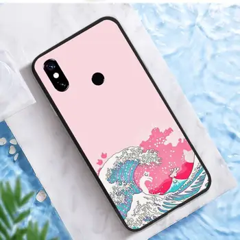 Vandenyno Bangos Japonijos Telefoną Atveju Xiaomi Redmi pastaba 7 8 9 pro 8T 9A 9S Mi 10 Pastaba pro Lite