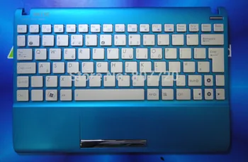 Visiškai naujas ir originalus Jungtinės Karalystės klaviatūra su mėlynu rėmu Skiedra klavišus ASUS Eee pc 1025 1025C 1025CE nemokamas pristatymas